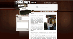 Desktop Screenshot of dom-wit.pl